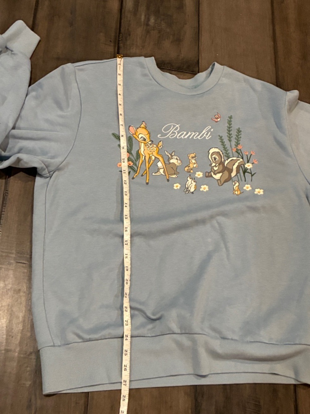 Disney Bambi and His Forest Friends Crewneck Graphic Sweatshirt - Size Medium - Picture 11 of 14